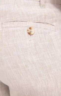 Pantalon Chino Linen -Haute couture k pantalon chino linen attitude ECRU d1 68