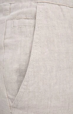 Pantalon Chino Lino Avec Ficelle -Haute couture k pantalon chino lino avec ficelle attitude ECRU d2 68