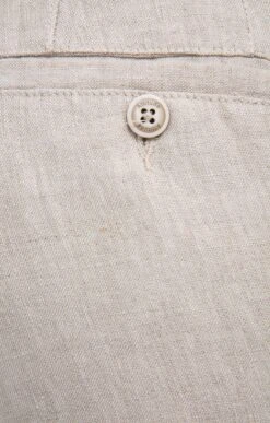 Pantalon Chino Lino Avec Ficelle -Haute couture k pantalon chino lino avec ficelle attitude ECRU d3 68
