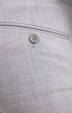 Pantalon De Costume CHIARO -Haute couture k pantalon de costume ajuste per l uomo GRIS CLAIR d 53