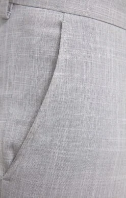 Pantalon De Costume CHIARO -Haute couture k pantalon de costume ajuste per l uomo GRIS CLAIR d1 53