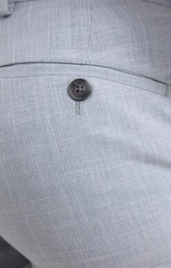 Pantalon De Costume CHIAROBLU -Haute couture k pantalon de costume confort c chiaroblu per l uomo BLEU CIEL d 60