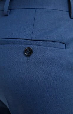 Pantalon De Costume PAVONE -Haute couture k pantalon de costume pavone per l uomo BLEU d1 45