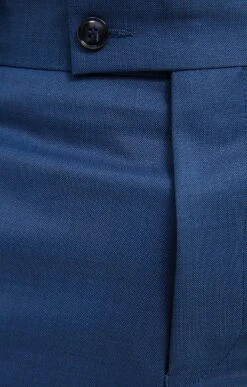 Pantalon De Costume PAVONE -Haute couture k pantalon de costume pavone per l uomo BLEU d3 45