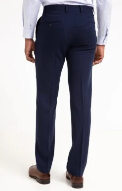 Haute couture -Haute couture k pantalon de costume rilievo per l uomo MARINE back 2