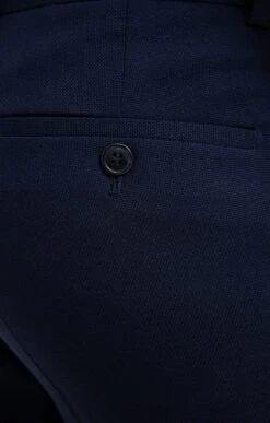 Pantalon De Costume RILIEVO -Haute couture k pantalon de costume rilievo per l uomo MARINE d1 2