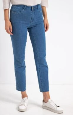 Pantalon Droit Avec Clous Carrés Poches -Haute couture k pantalon droit avec clous carres poches affinites BLEU o 45