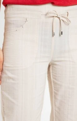 Pantalon Droit Esprit Jogging -Haute couture k pantalon droit esprit jogging affinites BEIGE d1 44