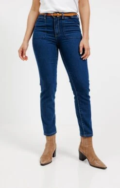 Pantalon Jean Avec Poches Charpentier -Haute couture k pantalon jean avec poches charpentier affinites BLEU o 45