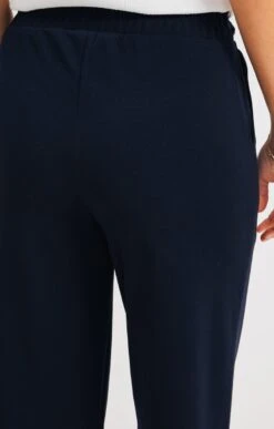 Pantalon Large Avec Boutons Officier -Haute couture k pantalon large avec boutons officier armand thiery femme MARINE d2 2