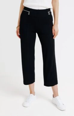 Pantalon Ville Avec Détail Zip 6 Pantalon Ville Avec Détail Zip -Haute couture k pantalon ville avec detail zip affinites NOIR o 14