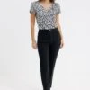 Pantalon Ville Slim Noir