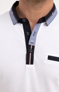 Polo Manches Courtes Blanc 8 Polo Manches Courtes Blanc -Haute couture k polo homme manches courtes blanc at homme BLANC d 48