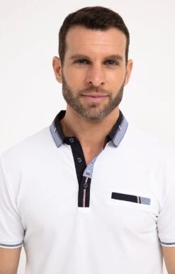 Polo Manches Courtes Blanc 7 Polo Manches Courtes Blanc -Haute couture k polo homme manches courtes blanc at homme BLANC o 48