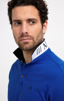 Polo Manches Courtes ADT -Haute couture k polo manches courtes adt at company BLEU DUR d4 46