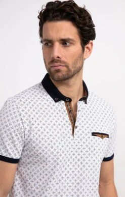 Polo Manches Courtes Deco -Haute couture k polo manches courtes deco at company BLANC o 48