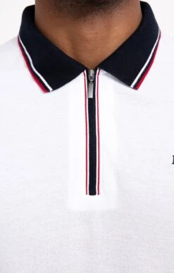 Polo Manches Courtes Franc -Haute couture k polo manches courtes franc at company BLANC d 48