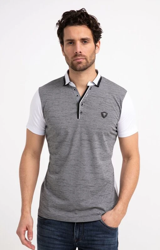 Polo Manches Courtes Grey