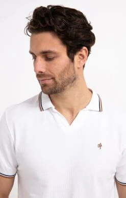 Polo Manches Courtes Jacky 7 Polo Manches Courtes Jacky -Haute couture k polo manches courtes jacky at company BLANC o 48