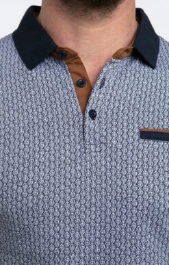 Polo Manches Courtes Jacquard -Haute couture k polo manches courtes jacquard at company MARINE d2 2