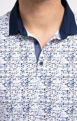 Polo Manches Courtes Paint 8 Polo Manches Courtes Paint -Haute couture k polo manches courtes paint at company BLEU d 45