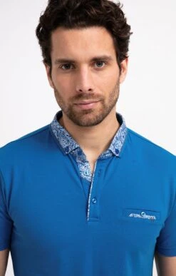 Polo Manches Courtes Romantic -Haute couture k polo manches courtes romantic at company BLEU DUR o 46