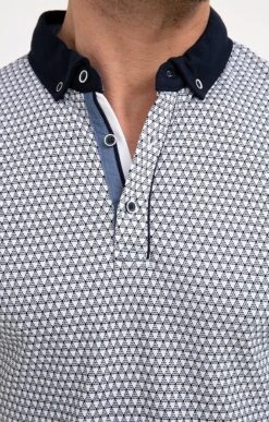 Polo Manches Courtes Tridot 7 Polo Manches Courtes Tridot -Haute couture k polo manches courtes tridot at company BLANC d 48