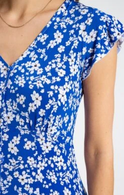 Robe -Haute couture k robe affinites BLEU DUR d2 46