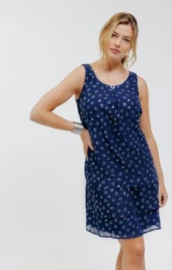 Robe Cérémonie -Haute couture k robe ceremonie affinites MARINE d 2