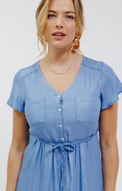 Robe En Tencel 8 Robe En Tencel -Haute couture k robe en tencel affinites BLEU CIEL d1 60