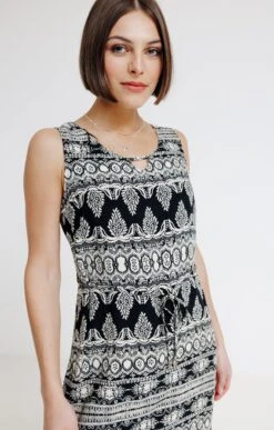 Robe En Viscose -Haute couture k robe en viscose affinites NOIR d1 14