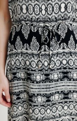 Robe En Viscose -Haute couture k robe en viscose affinites NOIR d2 14