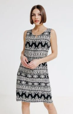 Robe En Viscose -Haute couture k robe en viscose affinites NOIR o 14