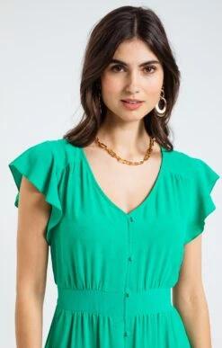 Robe Longue Effet Pois -Haute couture k robe longue effet pois armand thiery femme AUTRE VERT d1 241