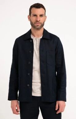 SAHARIENNE EN LIN -Haute couture k saharienne en lin at company MARINE d 2