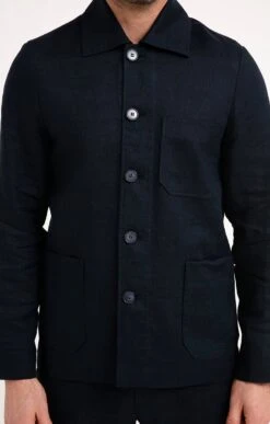 SAHARIENNE EN LIN -Haute couture k saharienne en lin at company MARINE d2 2