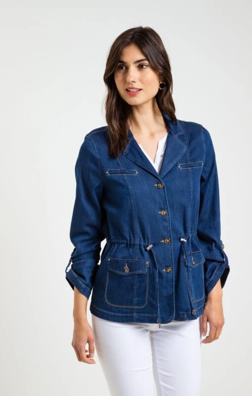 Saharienne En Tencel Et Coton Denim