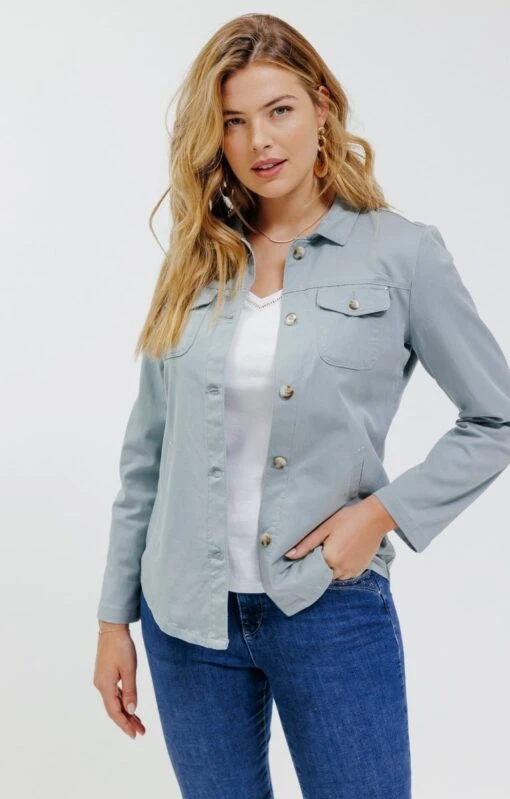 Surchemise En Coton Et Tencel
