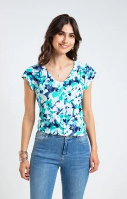 Tee-shirt Maille Plissée