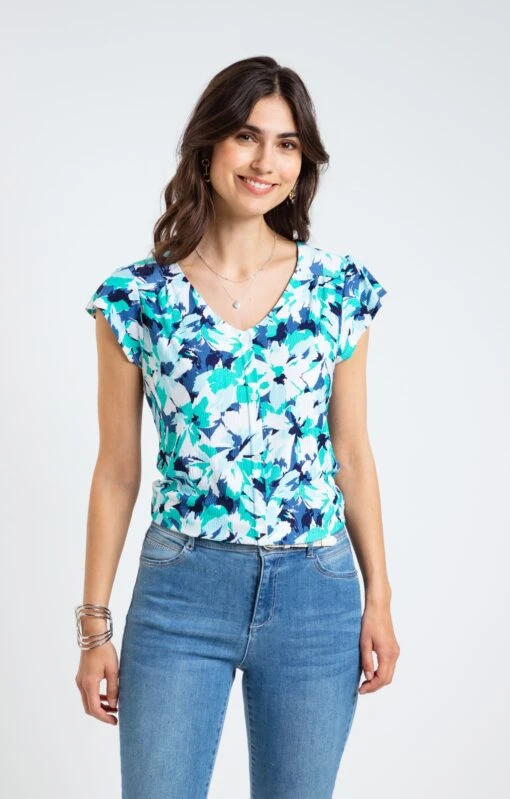 Tee-shirt Maille Plissée