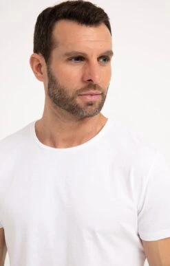 Tee-shirt Manches Courtes -Haute couture k tee shirt manches courtes at company BLANC o 48