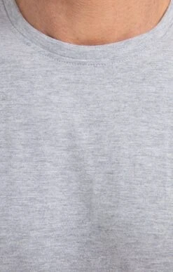 Tee-shirt Manches Courtes Basic Chine -Haute couture k tee shirt manches courtes basic chine at company GRIS MOYEN d1 10