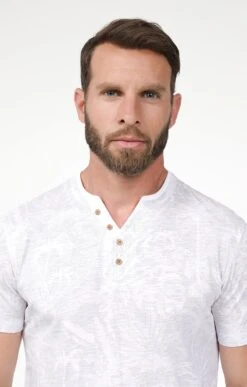 Tee-shirt Manches Courtes Grot -Haute couture k tee shirt manches courtes grot bio attitude BLANC o 48