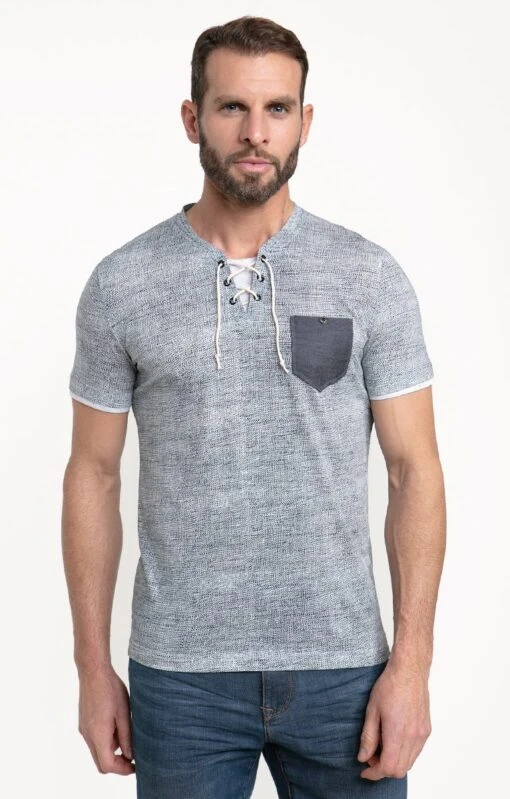 Tee-shirt Manches Courtes Lacet Grille