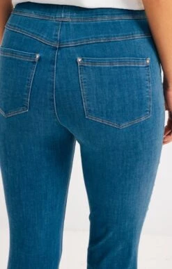 Tregging Jean Avec Détail Pont 9 Tregging Jean Avec Détail Pont -Haute couture k tregging jean avec detail pont armand thiery femme BLEU d2 45