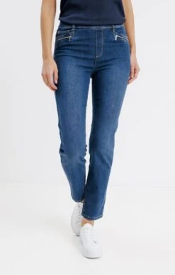 Tregging Stone Avec Détail Zip -Haute couture k tregging stone avec detail zip armand thiery femme BLEU o 45