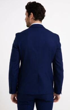 Haute couture -Haute couture k veste de costume ajustee a elettrico per l uomo BLEU DUR back 46