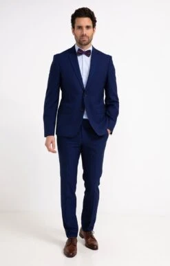 Veste De Costume ELETTRICO 8 Veste De Costume ELETTRICO -Haute couture k veste de costume ajustee a elettrico per l uomo BLEU DUR o 46