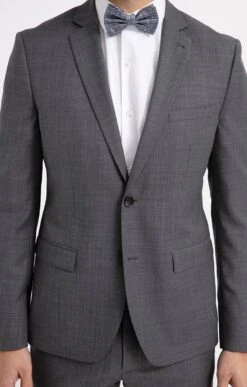 Veste De Costume LUSSOGRI -Haute couture k veste de costume ajustee a lussogri per l uomo GRIS MOYEN d1 10