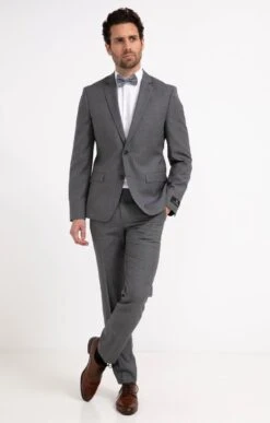 Veste De Costume LUSSOGRI -Haute couture k veste de costume ajustee a lussogri per l uomo GRIS MOYEN o 10